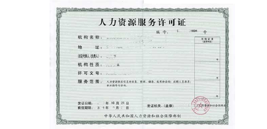 武汉办理人力资源服务许可证申请条件资料